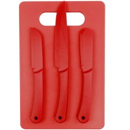 Ontario Chromatics 4 Pc Cutlery Set Red